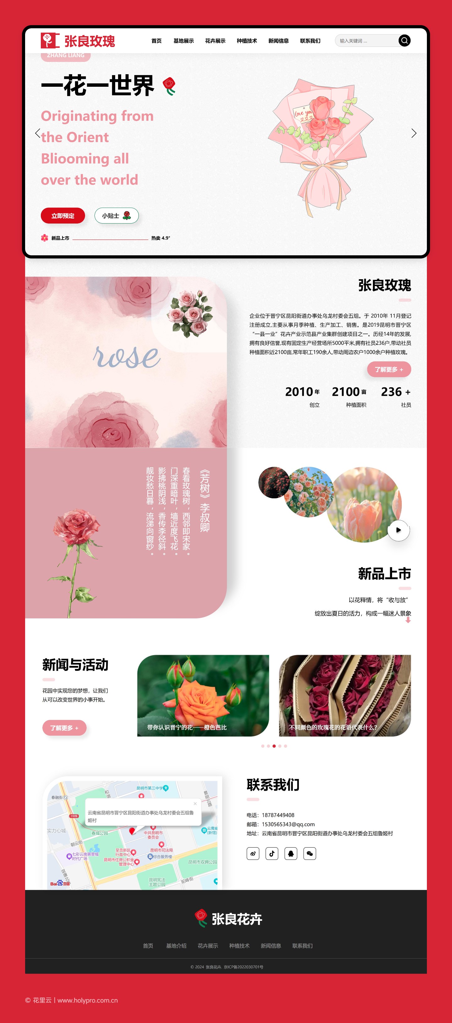 官网整页设计
