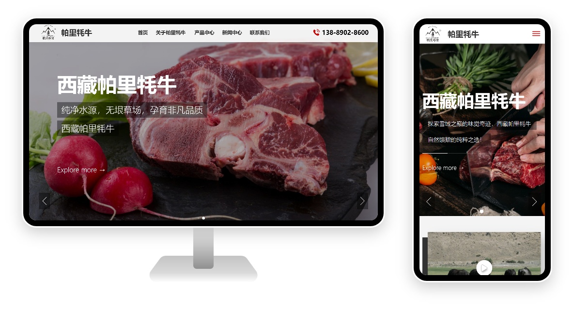PC 与移动端首页