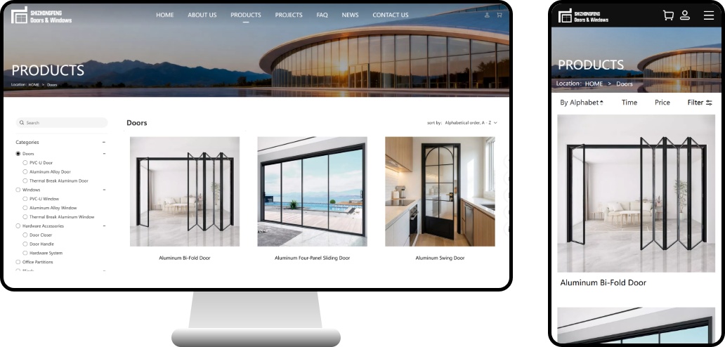 Case Study of English Official Website Development for a Door and Window Company: A Window Between Mountains and Lakes