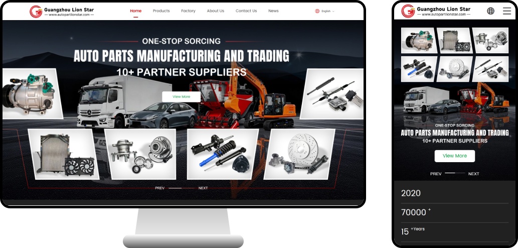 Auto Parts Export Independent Website Development Case Study: From the Workshop to Global Highways